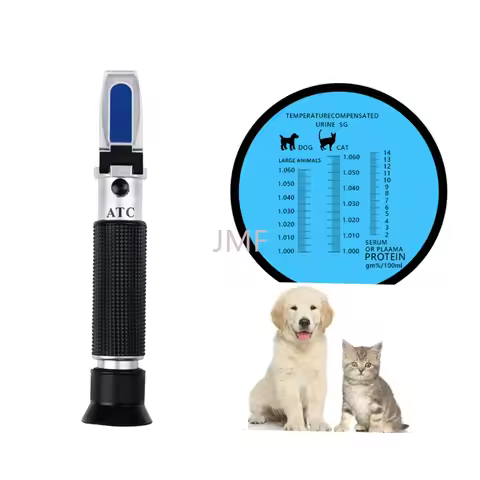 Veterinaria Urine Specific Gravity Refractometer Animal Hydrometer Dog Cat Protein Urea Hemoglobin T