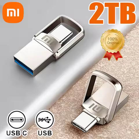 Xiaomi U Disk 2TB 1TB USB 3.2 Type-C Interface Metal Pendrive Mobile Phone Computer Mutual Transmiss