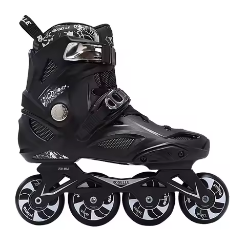 In-line skates adult male and female beginners skates fancy flat roller skates