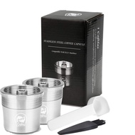 【i Cafilas】[YI0B] Reusable Coffee Capsule Refillable Pods Stainless Steel Reusable Filters Cup Dripp