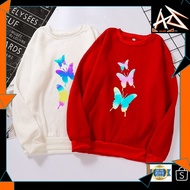 MALAYSIA UP📣(AZWAR SHOP) Thicken Shirt Female New Loose Printed Fashion Student Top Blaus