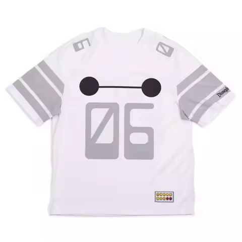Disney Big Hero 6 Baymax (●—●) Children's Sports Theme 3D Printed T-shirt NO.06 Sports Breathable Qu