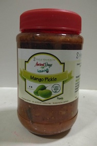 Finger Licking Mango Achar (Pickle) 350g in Glass Bottle.