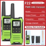 【Bestselling Product】 2pcs F22 PMR446 FRS Mini Communication Profesional Talkies Transceiver For Res