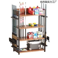 Cost Effective Fishing Rod Placement Rack Fishing Rod Bracket Shelf Display Rack Household Fishing G