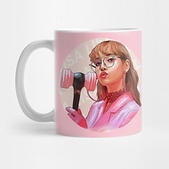 Mug Cup lisa black ddu du ddu du pink | Kpop Kpop