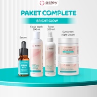 ASLEY Complete Bright Glow Skincare Package - 100ML Facial wash Variant