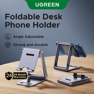 UGREEN Phone Stand Aluminum Cell Phone Adjustable Desk Phone Holder for iPhone 14 XR Tablet Support 
