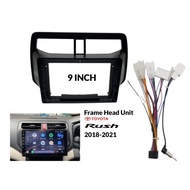 FRAME RUSH 2018 - UP FRAME 9 INCH RUSH / TERIOS 2018 UP HEAD UNIT ANDROID ALL NEW RUSH TERIOS/