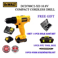 DEWALT DCD700C2 (DCD700C2-XD) LITHIUM-ION CORDLESS BATTERY DRILL/DRIVER 10.8V + 2 BATTERY + 1 CHARGE