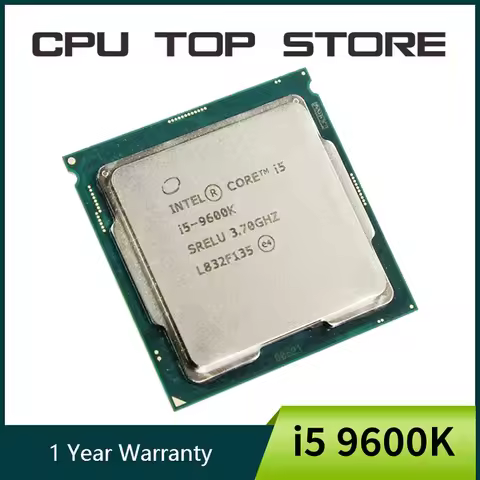 Intel Core i5 9600K 3.7GHz Six-Core Six-Thread CPU Processor 9M 95W LGA 1151