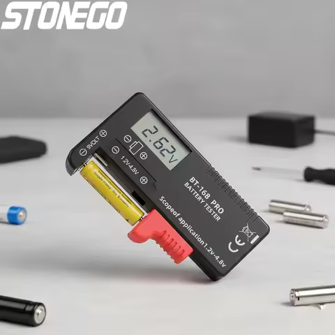Universal Battery Checker BT 168 BT 168D BT 168PRO for AA AAA C D 9V 18650 Button Cell Batteries Tes