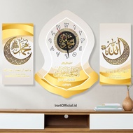 IRART PROMO! DESIGN TERBARU JAM DINDING TEROMPAH  HIASAN AESTETIK MINIMALIS R103