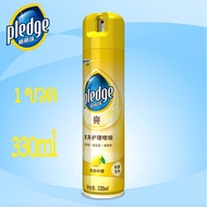 【 มีสินค้าในสต๊อก】pledge spray furniture polish 330ml Pledge กลิ่น Lemon สเปรย์ทำความสะอาด ป้องกัน บ