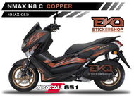 Sticker Nmax Hitam cutting stiker nmax 2016 2017 2018 2019