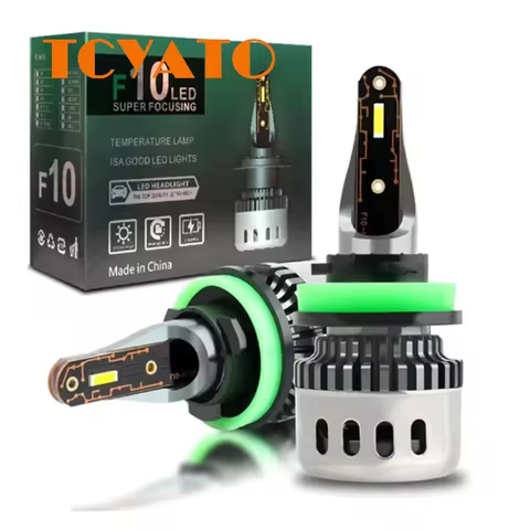 TCYATO 1PCS F10 H7 Headlight 6000K H1 H8 H11 H4 Led Bulb Fog Light 9012 Hir2 9005 HB3 9006 HB4 Auto 