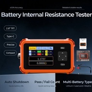 Battery Internal Resistance Tester 4-Wire Kelvin 0-100Ω ±0.5% 1kHz AC Sorting Mode 2.8" TFT for Li-i