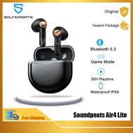 Soundpeats หูฟังเอียบัดไร้สายบลูทูธ Air4 Lite V5.3การเชื่อมต่อ Hi-Res LDAC Mutilpoint 3Mics AI Call 