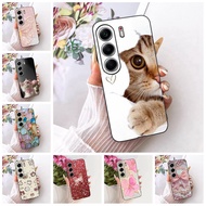 For Tecno Camon 40Pro 5G CM7 Phone Casing For Techno Camon 40 Pro 5G Case Cover Silicone Cute Cat Lu