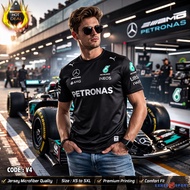 Exneo Sport | Microfiber Quality Baju Tshirt AMG V4 F1 Racing Team Graphic Tee