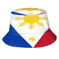 Fashion Philippine Filipino Flag Bucket Hat Flag Fisherman Hat Print Beach Hat Packable Outdoor Trav