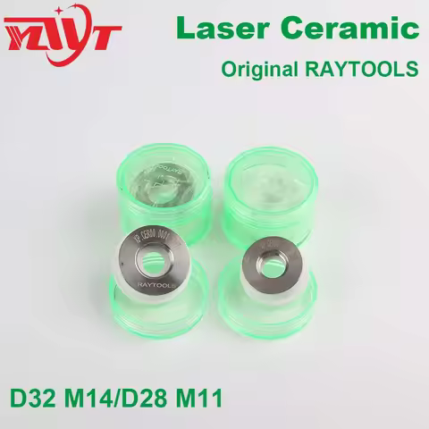 Original Raytools Laser Ceramic Nozzle Holder D32 M14/D28 M11 for 120274100B BT240 BM111 BMH110 BM06