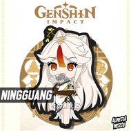 GANTUNGAN Genshin Impact Ningguang Keychain / Ningguang Genshin Impact Keychain