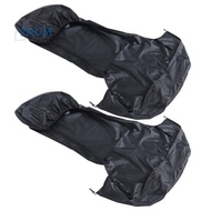 2x Universal Waterproof Nylon Front Car Van Seat Covers Protectors Black Pair