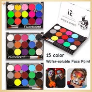 ✨ 15 Colors Water-soluble Face Paint Body Paint Model Face Paint Halloween Face Makeup Water-based F