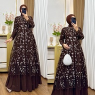 Yamina Dress Busui Ceruty Babydoll Latest Luxury Party Dress Muslim Women's Wedding Dress Eid Clothi