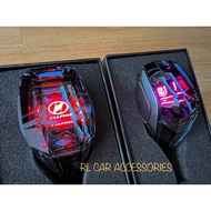 Toyota vellfire alphard anh10 anh20 agh30 Crystal gear knob illuminate RGB Logo stick anh 10 20 agh 