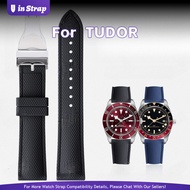 Apply To TUDOR, 20/21/22mm Quick-Release Fluororubber Watch Strap For Black Bay 1958/Ranger/Panda GM