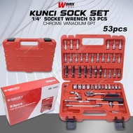 Socket Wrench Set 53pcs Shock Socket Wrench WOIRX TOOL