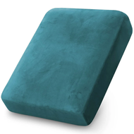 {QW Sofa Cover} Velvet Soft Patio Sofa Covers Stretchy Sofa Sectional Covers Removable Seat Cushion 
