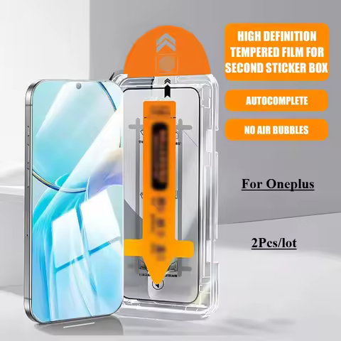 2PCs Dust Free Easy Installation Screen Protector For Oneplus 13R ACE5 Pro 10T ACE Pro 2V 3V 7T 8T 9