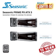 (Anniversary Sale)SEASONIC PRIME PX1600W/ PX 2200W ATX 3.0 and PCIe 5.0 ( DUAL 600W CABLE) 80 PLUS P