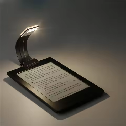 Portable LED Reading Book Light with Detachable Flexible Clip USB Rechargeable Lamp 3 Color Temperat