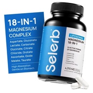 Selerb18-IN-1Complex–12ActiveFormsofwithVitaminB6,D3,K2,Zinc&SlipperyElm–Supports,Relaxation,Recover