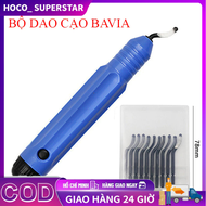 Bộ Dao Cạo Bavia Dụng Cụ Gọt Bavia NB1100 chuyên Gọt Bavia ống đồng Nhômsắt TẶNG Kèm 10 Lưỡi Dao