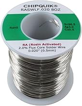 Chip Quik RASWLF.020 8OZ LF Solder Wire 96.5/3/0.5 Tin/Silver/Copper Rosin Activated .020 1/2lb