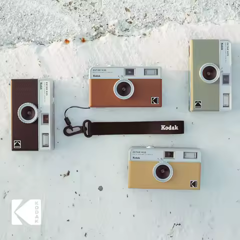 Classic 35mm Kodak Film Camera KODAK EKTAR H35N Reusable Film Camera KODAK H35 Half Frame Camera Opt