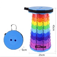 Rainbow Telescopic Portable Bench/Stool
