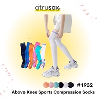 CITRUSOX Above Knee Sports Compression Socks (22-25 cm fits EU 36-40) #1932