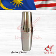 Stainless Steel Boston Bartender Shaker /  Pengocok Cecair Boston Keluli