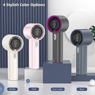 S001 Mini Fan High Wind Speed Silent Portable Handheld Fan 100lvl Stepless Speed Adjustment with LED