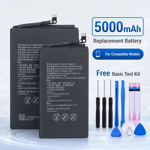 HB3973A5ECW 5000mAh Fast Charging Battery for Huawei Mate20X Honor 8X Max Note10 High Capacity Repla