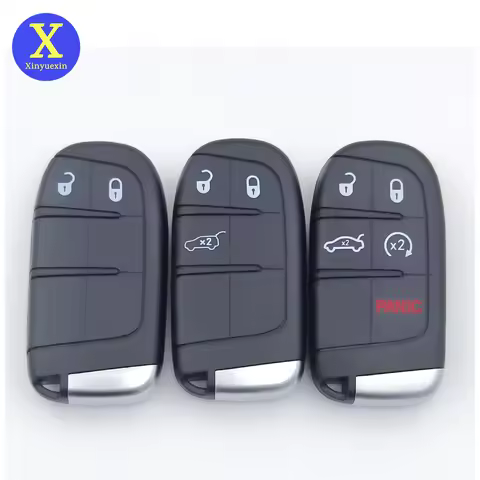 Xinyuexin Smart Remote Key Fob Shell Case 2/3/5 Buttons CY24 Blade for Fiat Viaggio Ottimo Freemont 