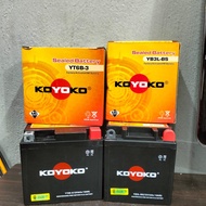Koyoko Sealted Battery YB3L-BS/YT6B-3 HONDA RS150R/ RXZ Y110SS Y100 Y125ZR TZM