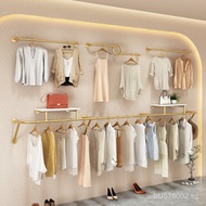 Display Rack for Women's Clothing Nano Gold Wall-Mounted Children's Clothing Store Side Hanging Rack
