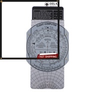 【Hot-DELA】E6B flight computer aviation plotter slide rule for aviation flight training❀